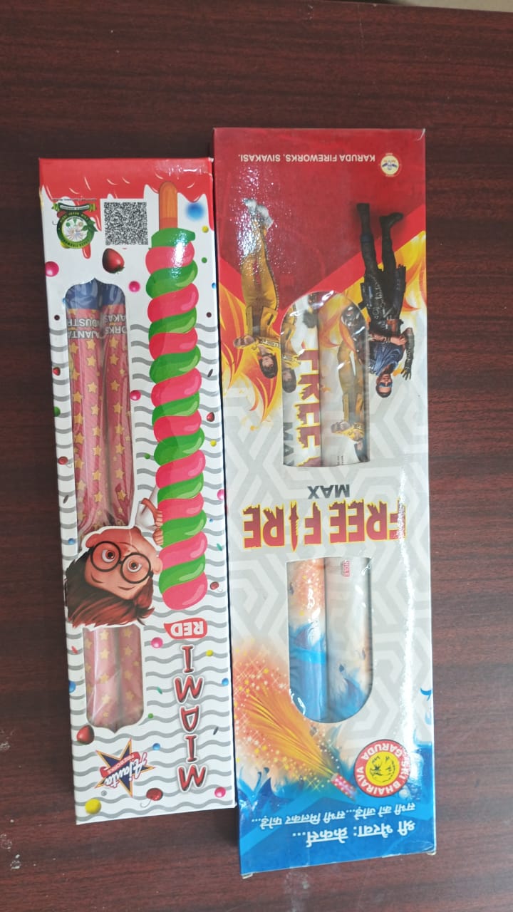 FREE FIRE PENCIL (OR) MIAMI RED PENCIL (2 PCS)